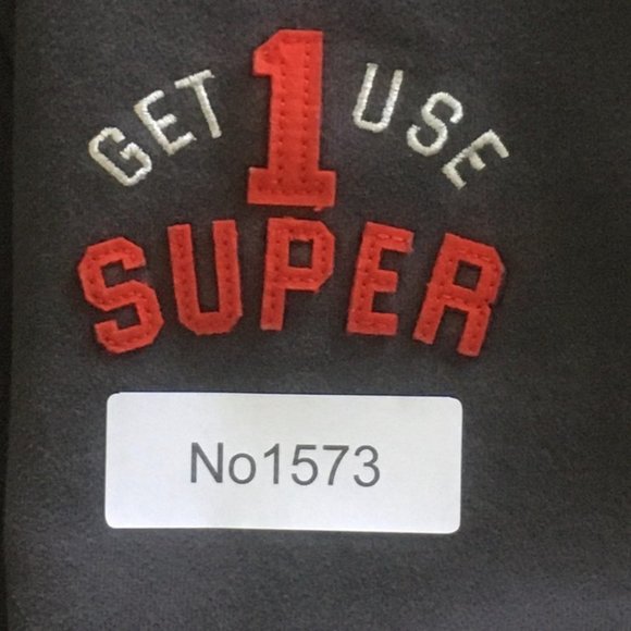 2YOUNG Made in Korea Hoodies Zip Up Dark Gray Fleece Lining Free Size 100%cotton - Picture 12 of 12